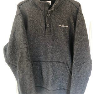 Columbia Men's Pullover Sweater - Heather charcoal grey - L